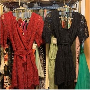 Gorgeous NWT lace rompers!